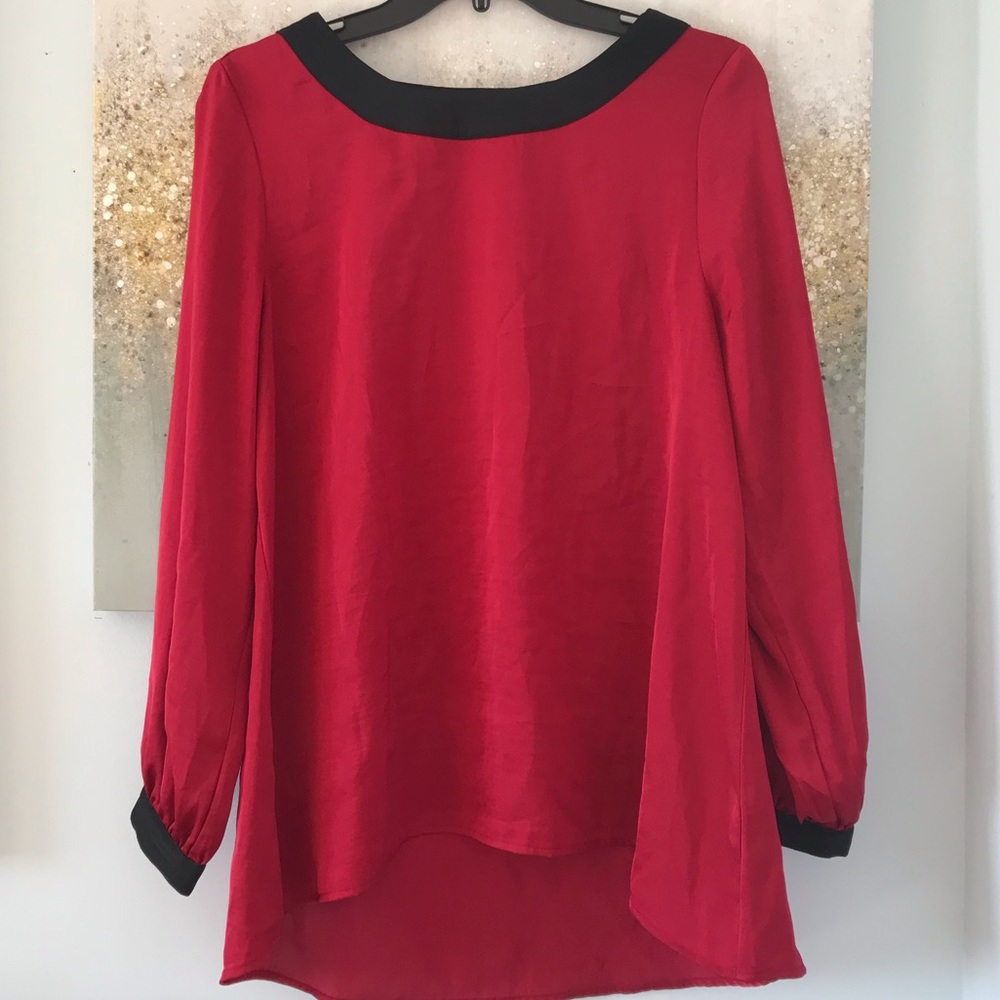 Kenneth Cole Satin Blouse (NWOT)